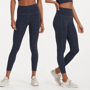 Vuori Women’s Studio Pocket Leggings Midnight Slub Navy Small